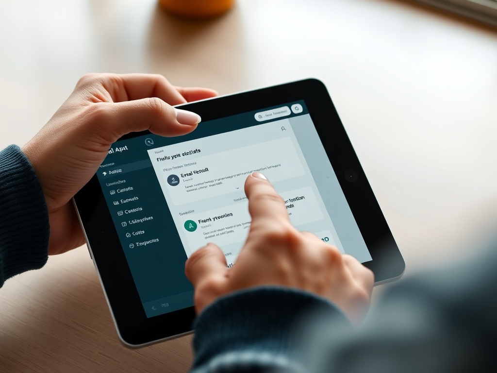 Einfache Email App Oberfläche für schnelle Kampagnenerstellung